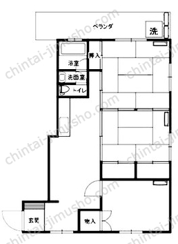 金子西日暮里ビル2階の間取図