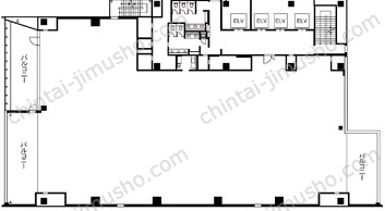 フロントプレイス四谷5階の間取図
