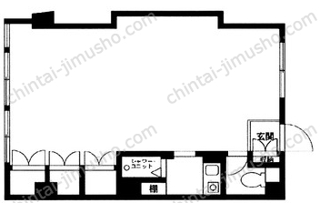 岩本町ビルの間取図