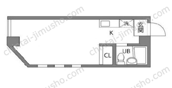 KSビル3階の間取図