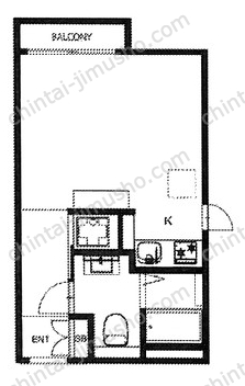 レガシア南麻布の間取図
