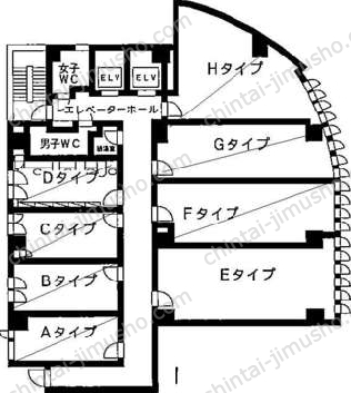 恵比寿ファイブビルの間取図