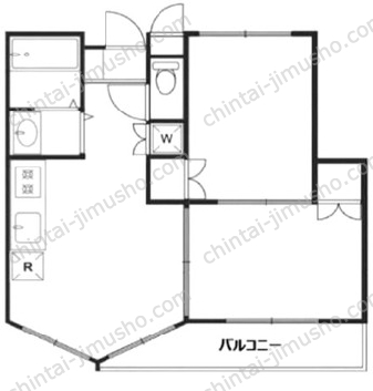 ヴィラ大泉1階の間取図