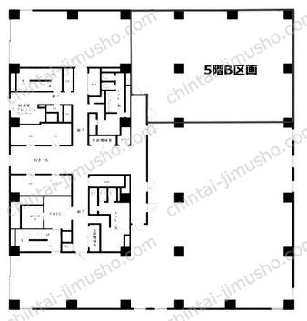 KDX府中ビル5階の間取図