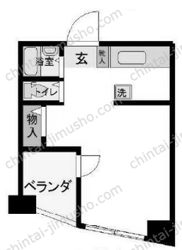 モンターニュ国領3階の間取図