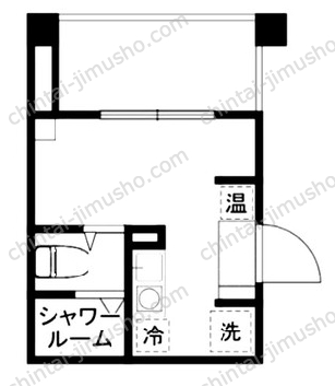 ジュリアス三ノ輪4階の間取図