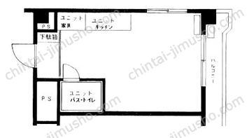 ビスハイム池袋の間取図