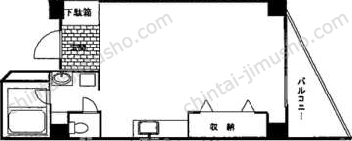第2カツマタビル／カツマタパールマンションの間取図