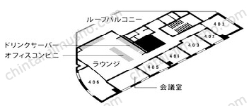 日総第27ビル4階の間取図