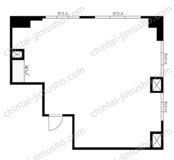 マキプラザ2階の間取図