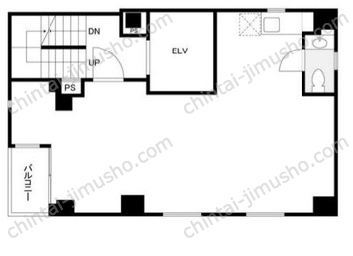 V1Bldg（ブイワンビル）8階の間取図