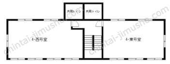 分梅町1丁目貸事務所の間取図