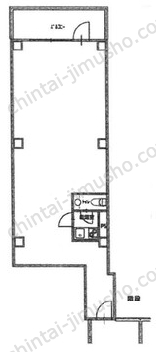 TSKビル3階の間取図