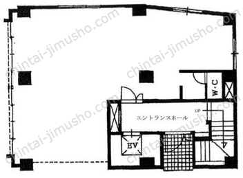 MARUビルの間取図
