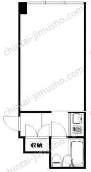 朝日六番町マンション4階の間取図