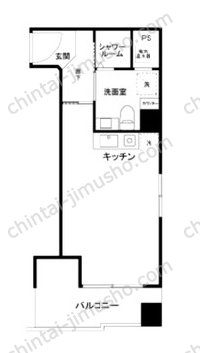 銀座アビタシオン10階の間取図