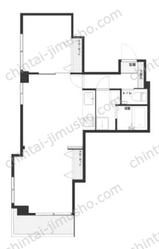 月村マンションNo.33の間取図