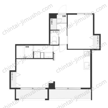 月村マンションNo.33の間取図
