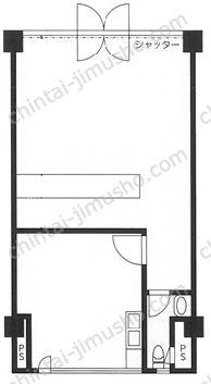 アゴラビル1Fの間取図