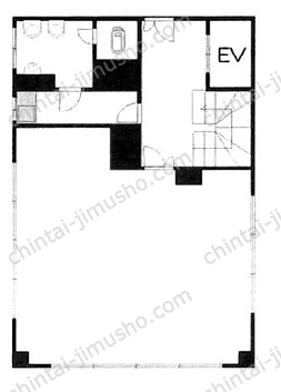 庄司ビル2階の間取図