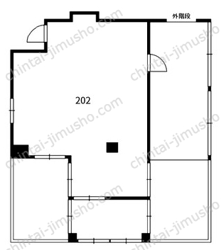 ニュー大元ビル2Fの間取図