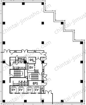 MFPR渋谷ビル8Fの間取図