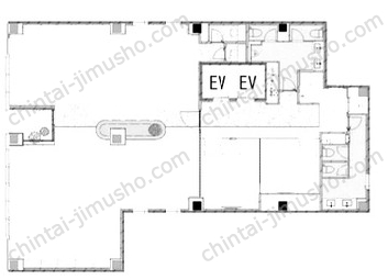 MARK SQUARE 御徒町2階の間取図