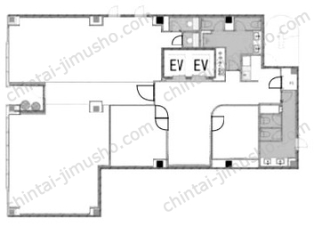 MARK SQUARE 御徒町5階の間取図
