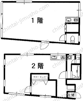 エイビル一括の間取図