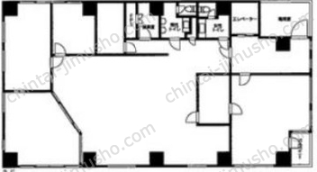 K＆Gビル3階の間取図
