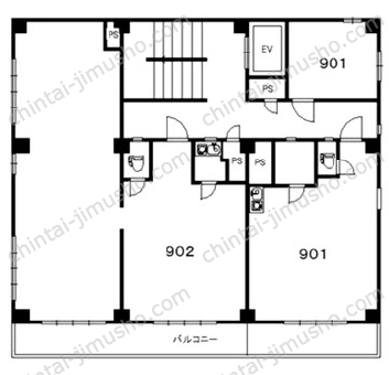 興亜第2マンションの間取図