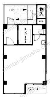 タカトクビル3階の間取図