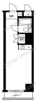 レガシー千駄木6階の間取図