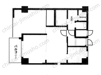 ニュー池袋ハイツ9階の間取図
