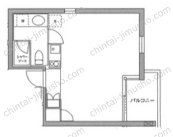 ラナイグレース北青山1階の間取図