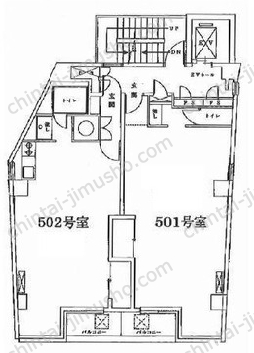 赤坂スバルビルの間取図