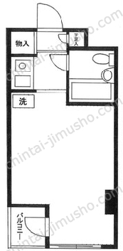 プラザ阿佐ヶ谷の間取図