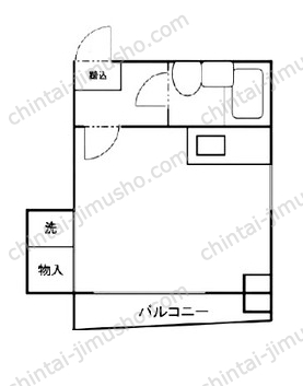 国土池袋ビルの間取図