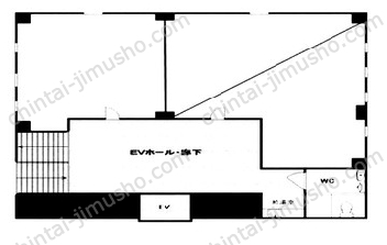 アートビル5階の間取図