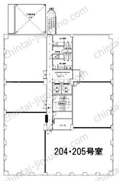 千葉ウエストビルの間取図