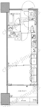 シティタワー銀座東の間取図