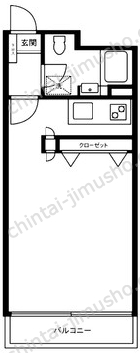 カーサ第二新宿の間取図
