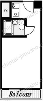 芝ダイヤハイツ5階の間取図