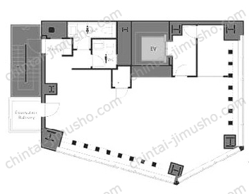 COERU SHIBUYA7階の間取図