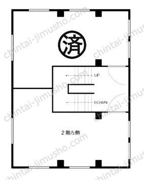 宝ビル2階の間取図