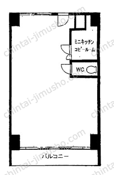 神宮前コーポラスの間取図
