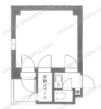 関内蓬莱ビル3階の間取図