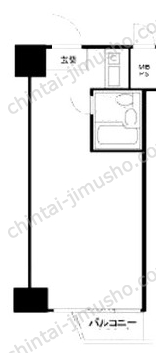 アルベルゴ乃木坂の間取図
