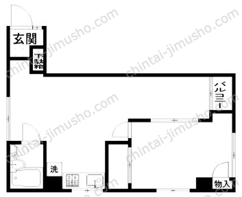サニー大久保3階の間取図
