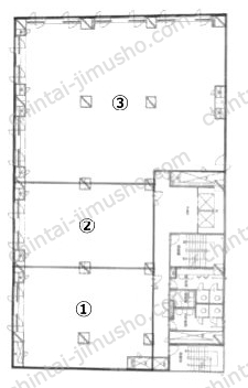 スカーフ会館6Fの間取図